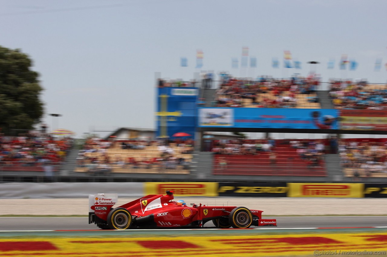 GP SPAGNA, 12.05.2012- Qualifiche, Fernando Alonso (ESP) Ferrari F2012