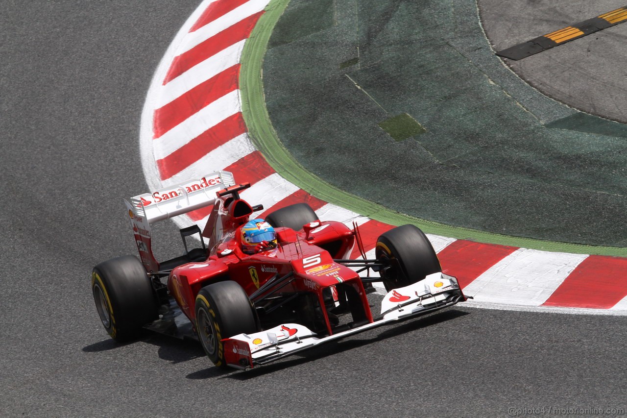 GP SPAGNA, 12.05.2012- Qualifiche, Fernando Alonso (ESP) Ferrari F2012