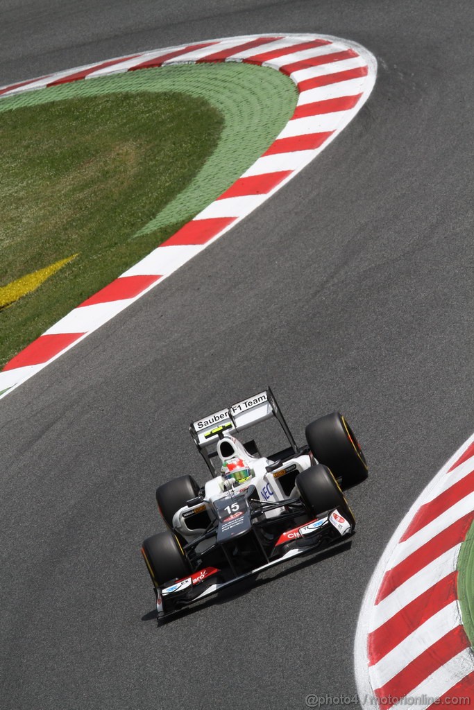 GP SPAGNA, 12.05.2012- Qualifiche, Sergio Prez (MEX) Sauber F1 Team C31