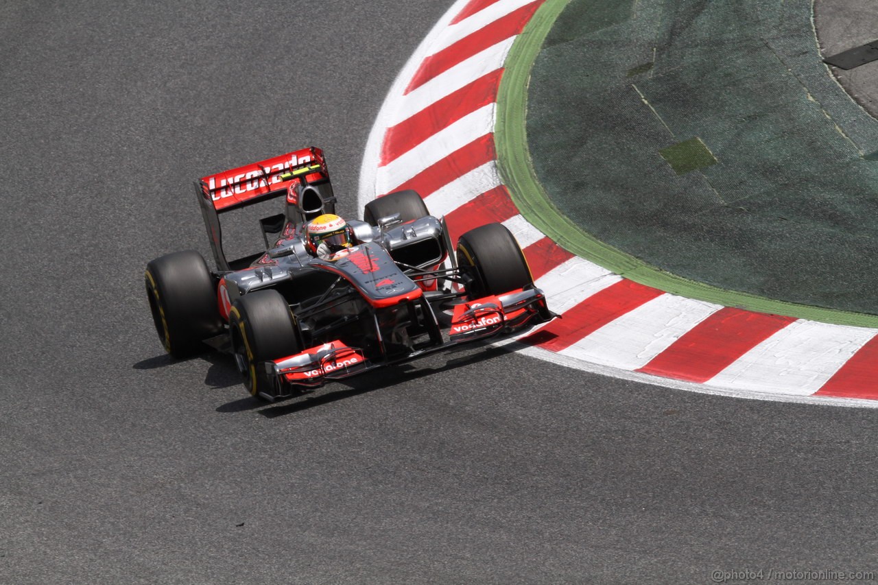 GP SPAGNA, 12.05.2012- Qualifiche, Lewis Hamilton (GBR) McLaren Mercedes MP4-27