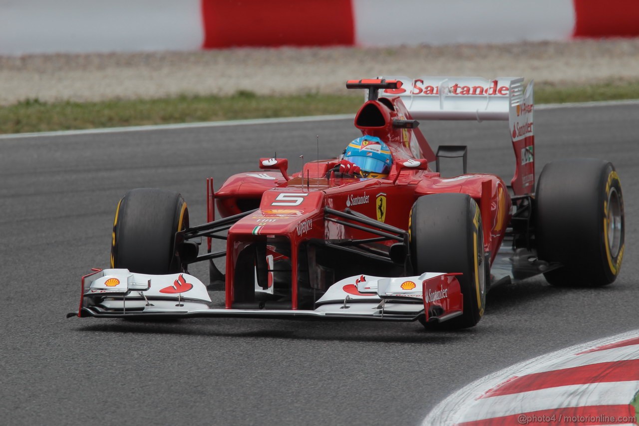 GP SPAGNA, 12.05.2012- Qualifiche, Fernando Alonso (ESP) Ferrari F2012 