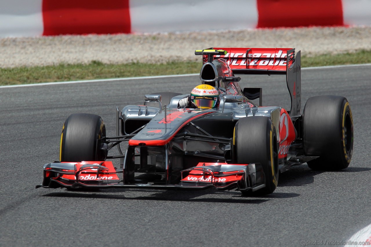 GP SPAGNA, 12.05.2012- Qualifiche, Lewis Hamilton (GBR) McLaren Mercedes MP4-27 