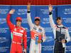 GP SPAGNA, 12.05.2012- Qualifiche, Lewis Hamilton (GBR) McLaren Mercedes MP4-27 pole position, secondo Pastor Maldonado (VEN) Williams F1 Team FW34 e terzo Fernando Alonso (ESP) Ferrari F2012
