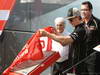 GP SPAGNA, 12.05.2012- Bernie Ecclestone (GBR), President e CEO of Formula One Management  e Kimi Raikkonen (FIN) Lotus F1 Team E20