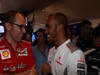 GP SPAGNA, 12.05.2012- Stefano Domenicali (ITA), Team Principal e Lewis Hamilton (GBR) McLaren Mercedes MP4-27 