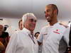 GP SPAGNA, 12.05.2012- Bernie Ecclestone (GBR), President e CEO of Formula One Management  e Lewis Hamilton (GBR) McLaren Mercedes MP4-27 