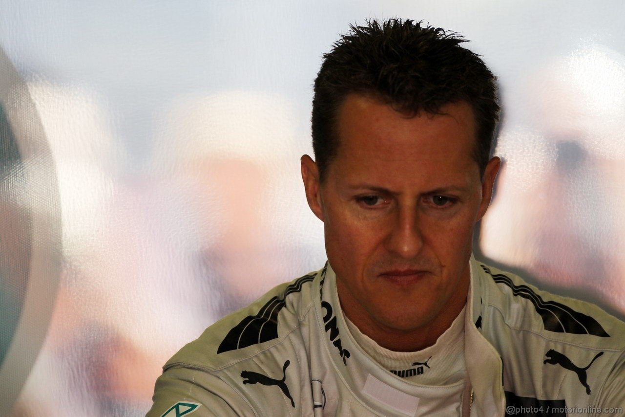 GP SPAGNA, 11.05.2012- Prove Libere 1, Michael Schumacher (GER) Mercedes AMG F1 W03