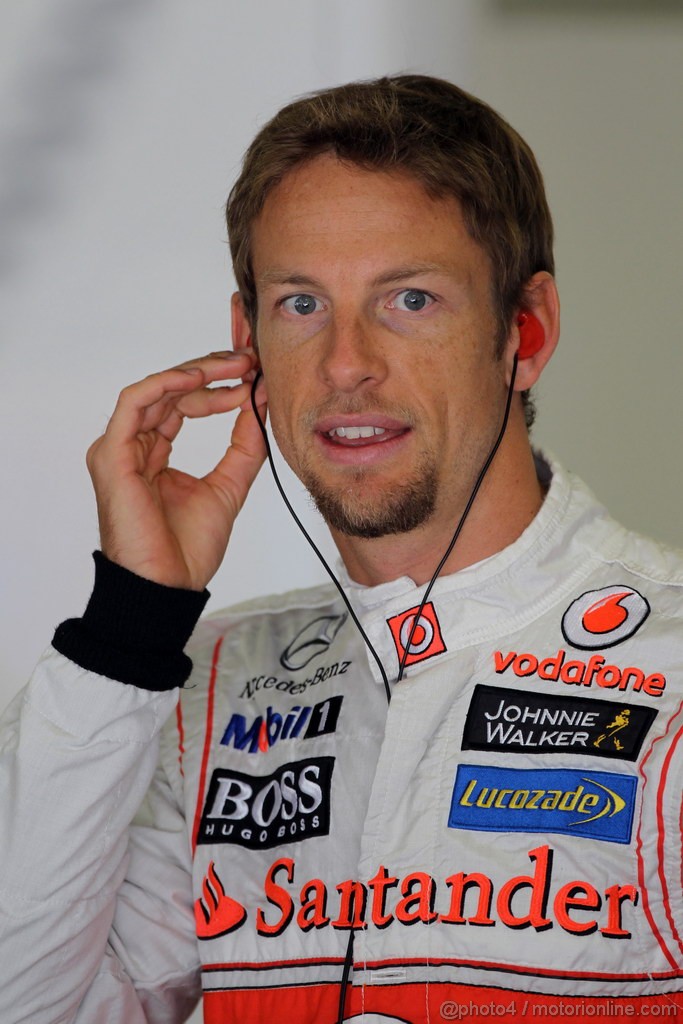 GP SPAGNA, 11.05.2012- Prove Libere 1, Jenson Button (GBR) McLaren Mercedes MP4-27 