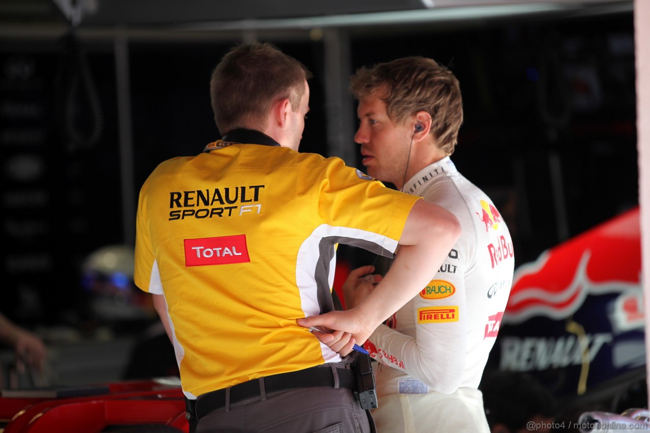 GP SPAGNA, 11.05.2012- Prove Libere 1, Sebastian Vettel (GER) Red Bull Racing RB8