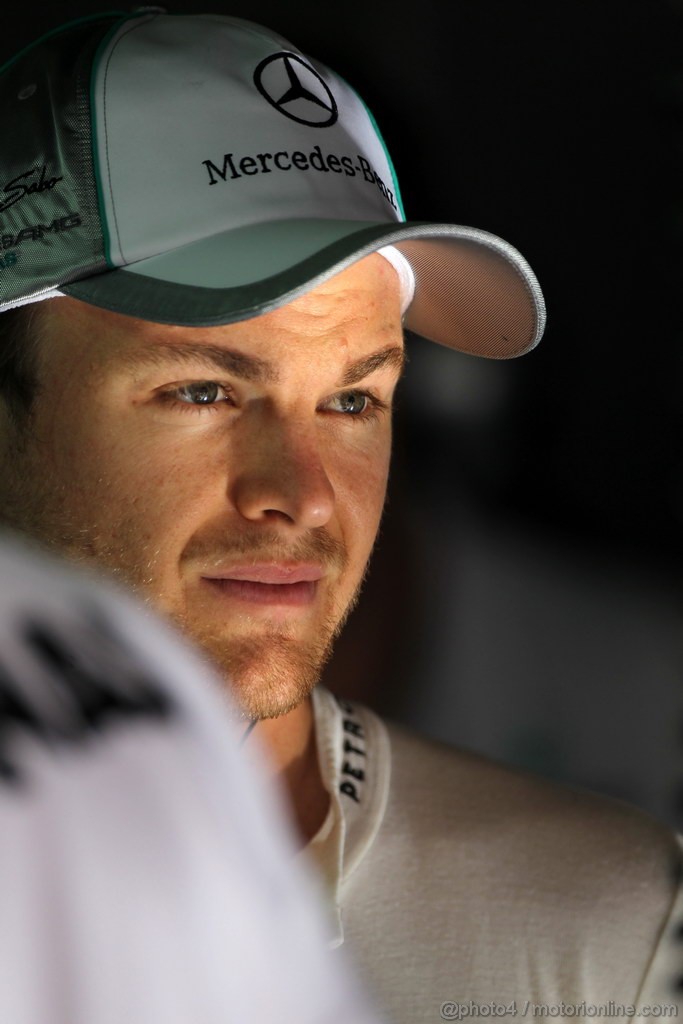 GP SPAGNA, 11.05.2012- Prove Libere 1, Nico Rosberg (GER) Mercedes AMG F1 W03 