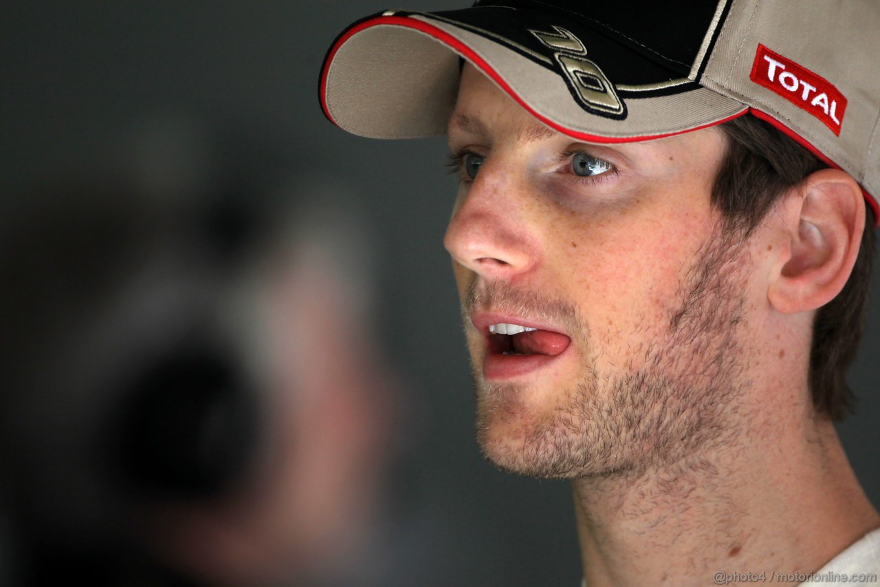 GP SPAGNA, 11.05.2012- Prove Libere 1, Romain Grosjean (FRA) Lotus F1 Team E20 