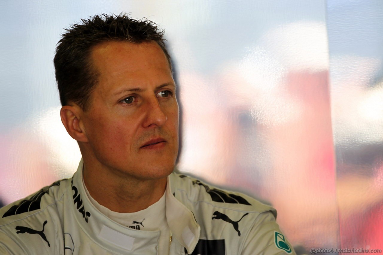 GP SPAGNA, 11.05.2012- Prove Libere 1, Michael Schumacher (GER) Mercedes AMG F1 W03 