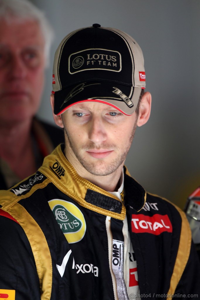 GP SPAGNA, 11.05.2012- Prove Libere 1, Romain Grosjean (FRA) Lotus F1 Team E20