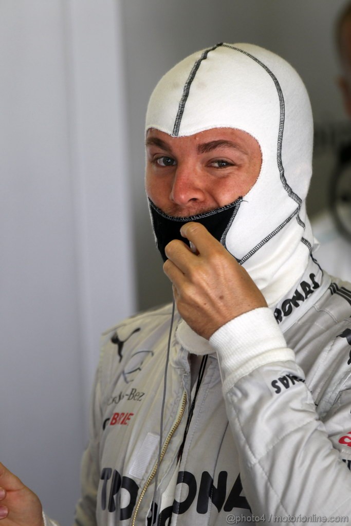 GP SPAGNA, 11.05.2012- Prove Libere 1, Nico Rosberg (GER) Mercedes AMG F1 W03