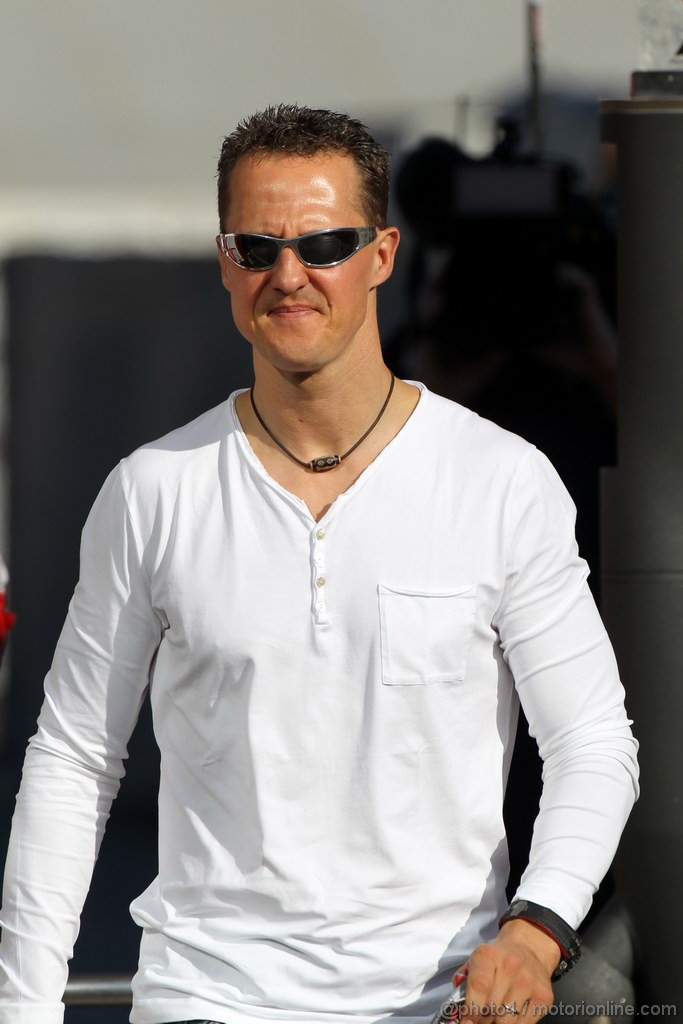 GP SPAGNA, 11.05.2012- Prove Libere 1, Michael Schumacher (GER) Mercedes AMG F1 W03 