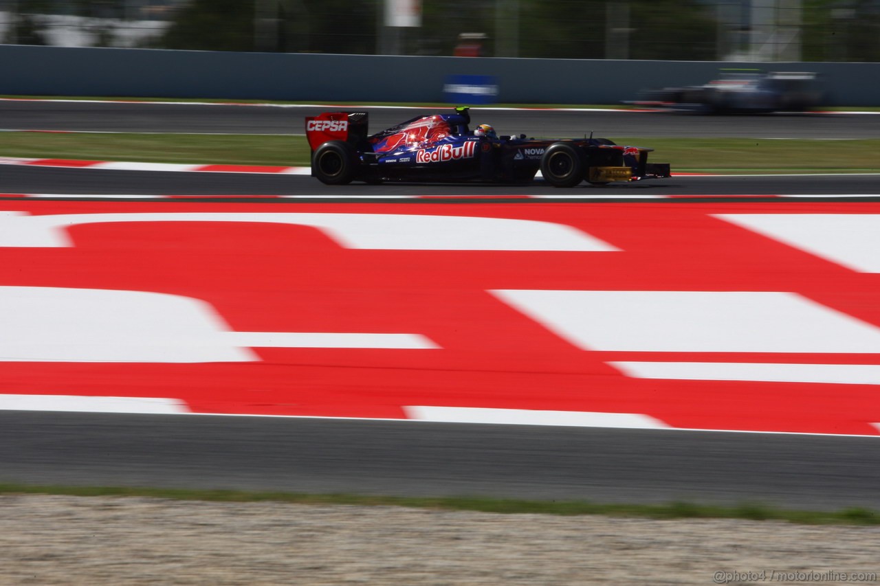 GP SPAGNA, 11.05.2012- Prove Libere 1, Jean-Eric Vergne (FRA) Scuderia Toro Rosso STR7