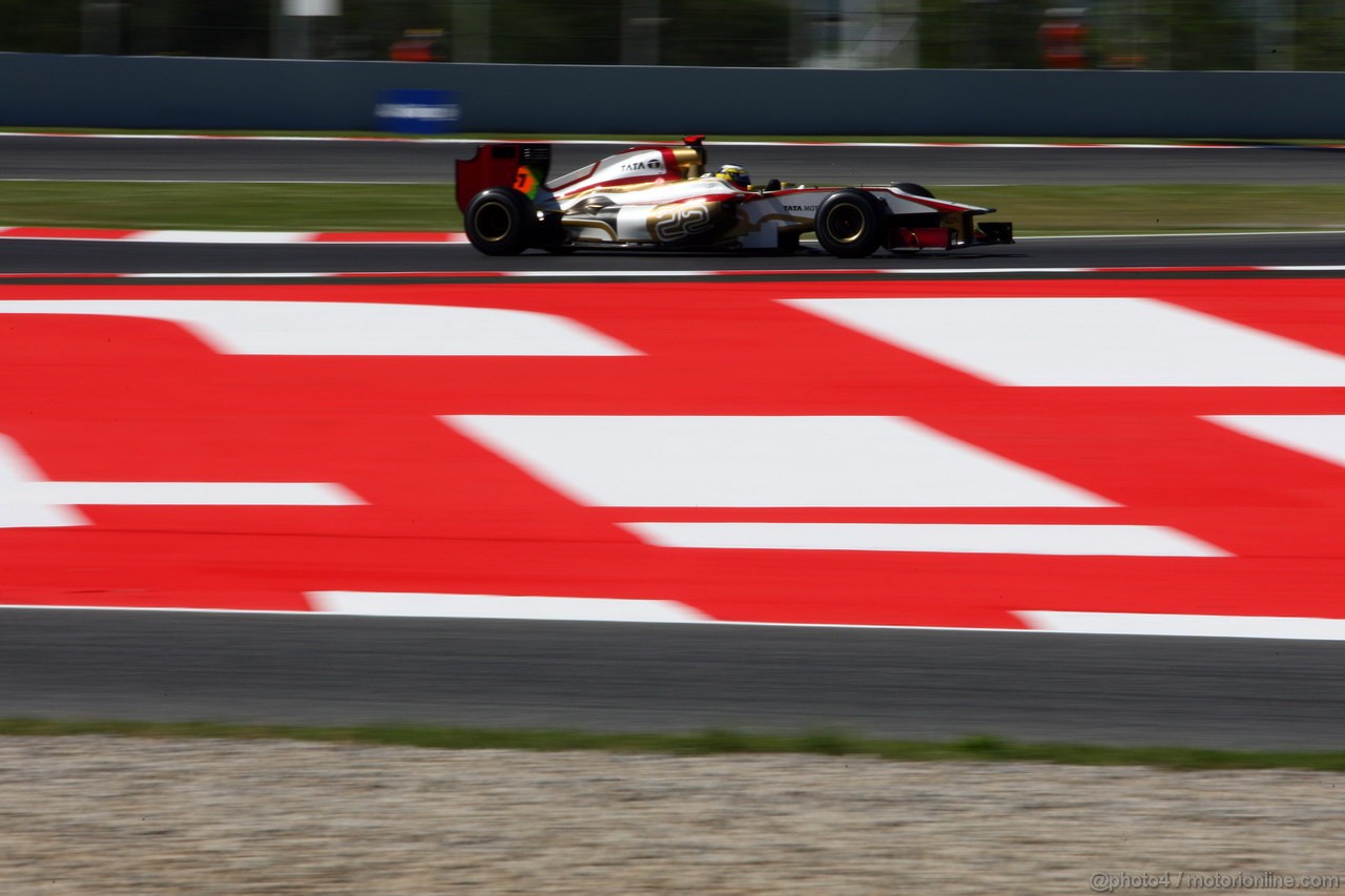 GP SPAGNA, 11.05.2012- Prove Libere 1, Pedro de la Rosa (ESP) HRT Formula 1 Team F112 