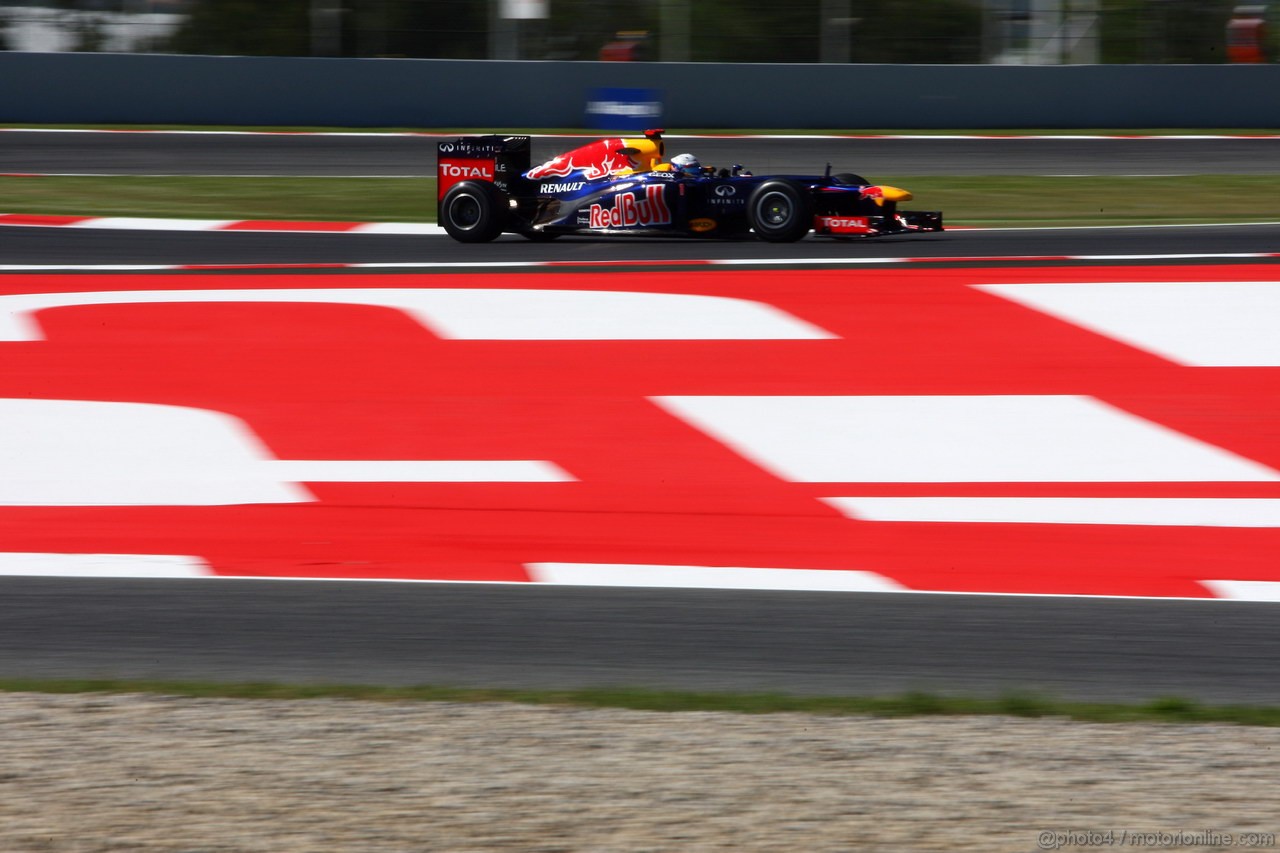 GP SPAGNA, 11.05.2012- Prove Libere 1, Sebastian Vettel (GER) Red Bull Racing RB8