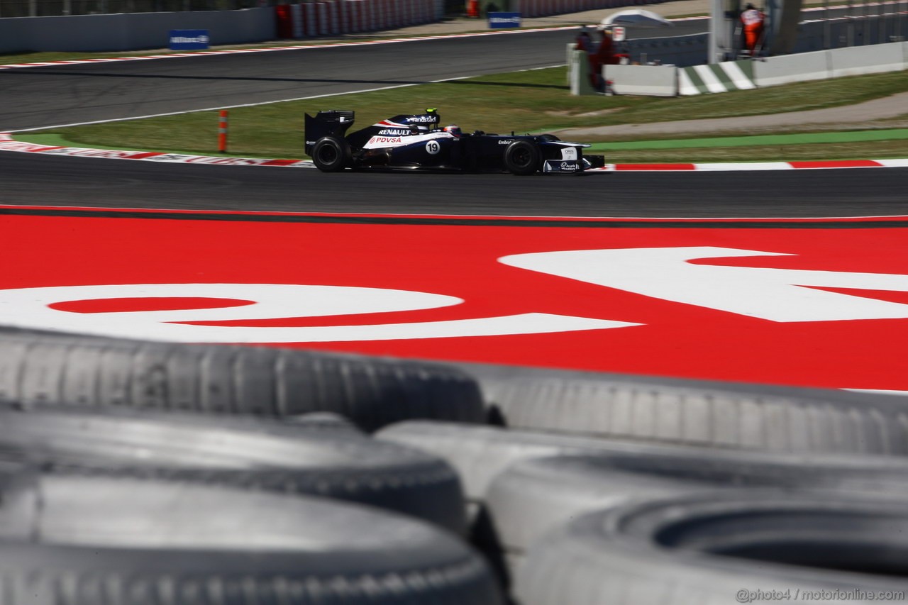 GP SPAGNA, 11.05.2012- Prove Libere 1, Bruno Senna (BRA) Williams F1 Team FW34
