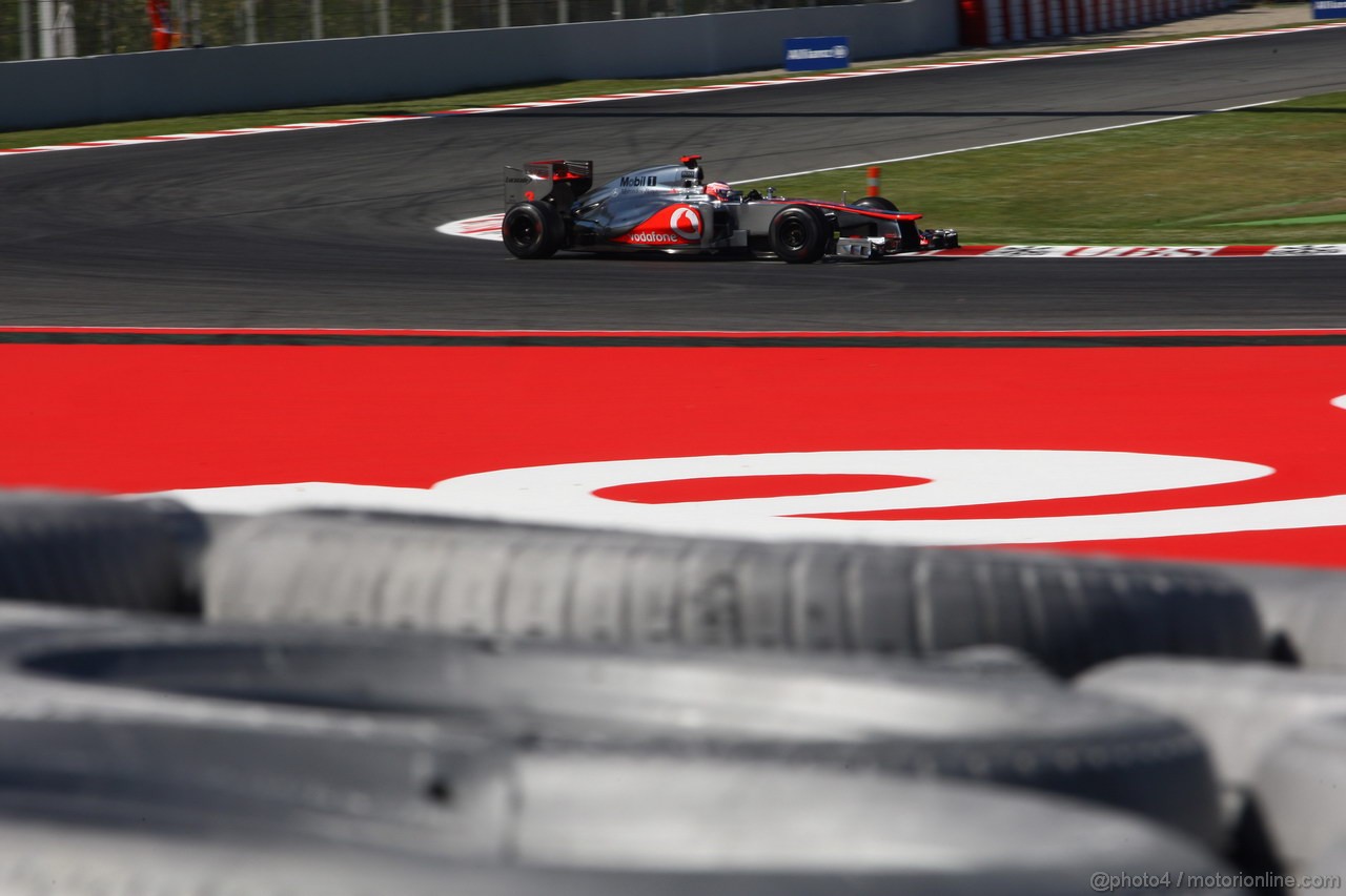 GP SPAGNA, 11.05.2012- Prove Libere 1, Jenson Button (GBR) McLaren Mercedes MP4-27