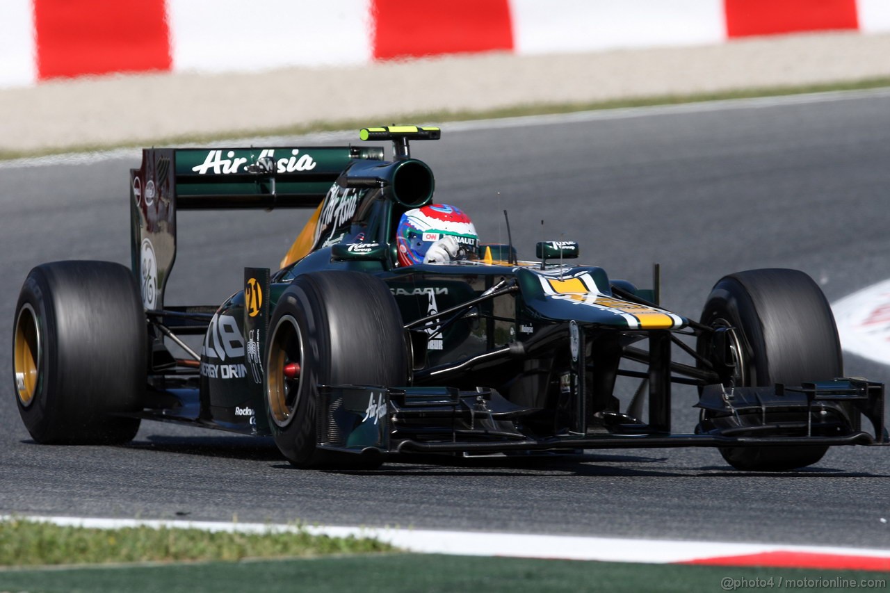 GP SPAGNA, 11.05.2012- Prove Libere 1, Vitaly Petrov (RUS) Caterham F1 Team CT01
