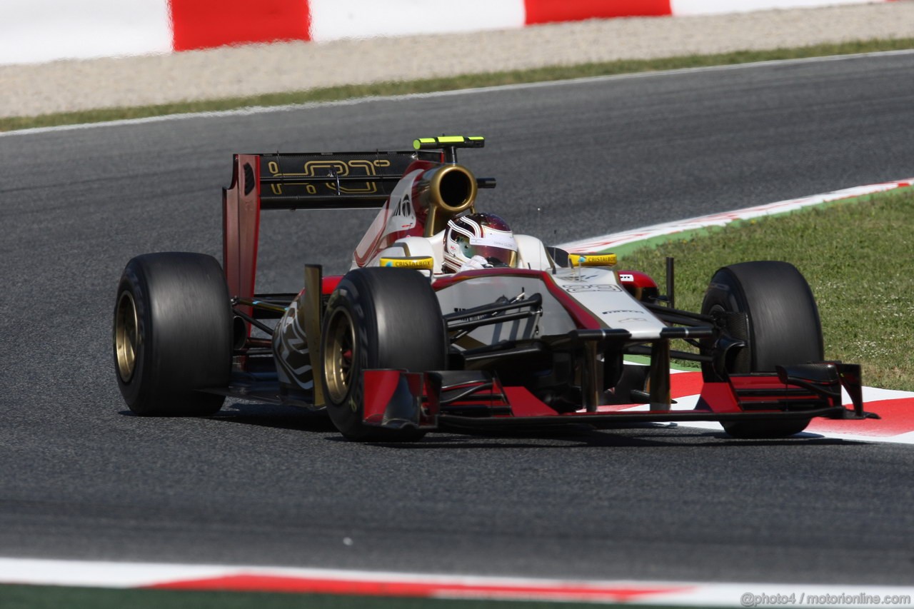 GP SPAGNA, 11.05.2012- Prove Libere 1, Narain Karthikeyan (IND) HRT Formula 1 Team F112 