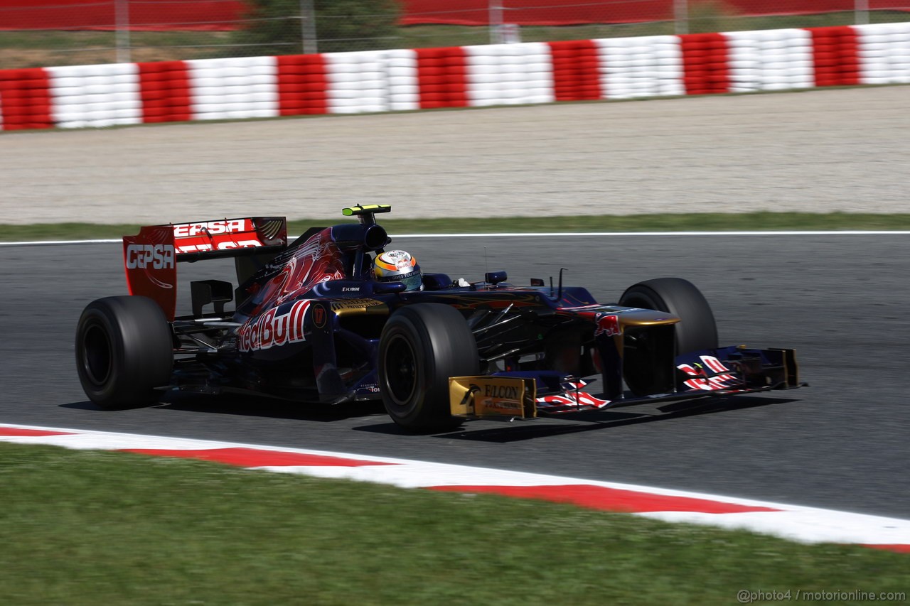 GP SPAGNA, 11.05.2012- Prove Libere 1, Jean-Eric Vergne (FRA) Scuderia Toro Rosso STR7 
