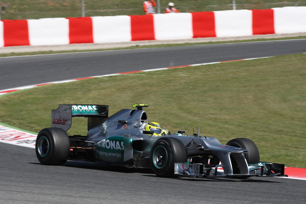 GP SPAGNA, 11.05.2012- Prove Libere 1, Nico Rosberg (GER) Mercedes AMG F1 W03