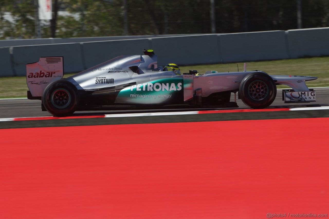 GP SPAGNA, 11.05.2012- Prove Libere 1, Nico Rosberg (GER) Mercedes AMG F1 W03 