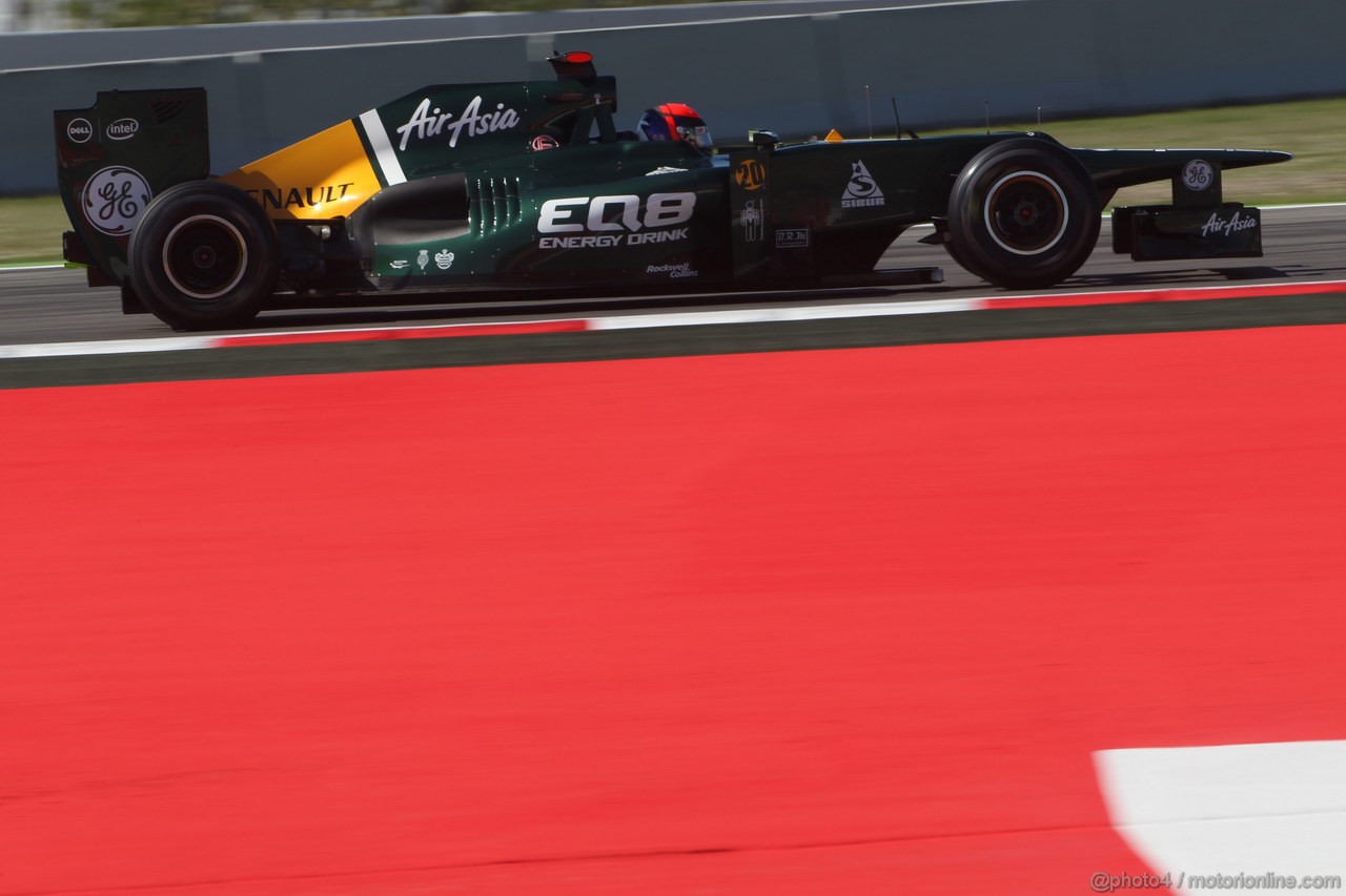 GP SPAGNA, 11.05.2012- Prove Libere 1, Alexander Rossi (USA), Caterham F1 Team, Test driver