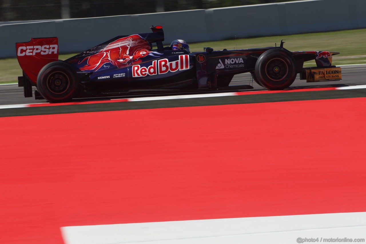 GP SPAGNA, 11.05.2012- Prove Libere 1, Jean-Eric Vergne (FRA) Scuderia Toro Rosso STR7 