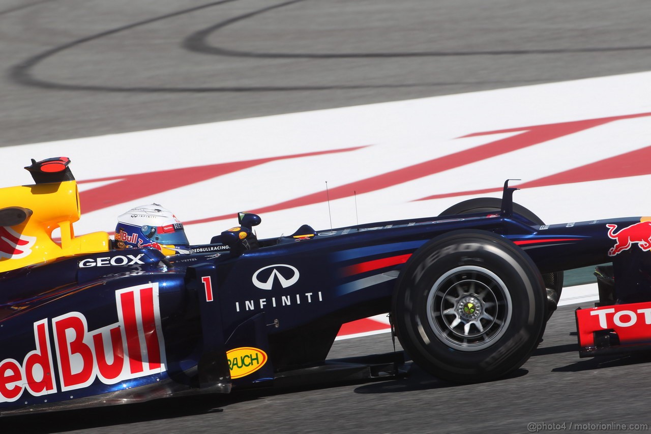 GP SPAGNA, 11.05.2012- Prove Libere 1, Sebastian Vettel (GER) Red Bull Racing RB8 