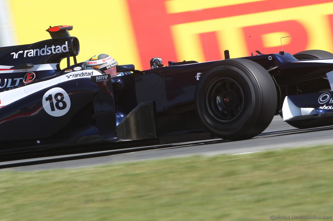 GP SPAGNA, 11.05.2012- Prove Libere 1, Pastor Maldonado (VEN) Williams F1 Team FW34 