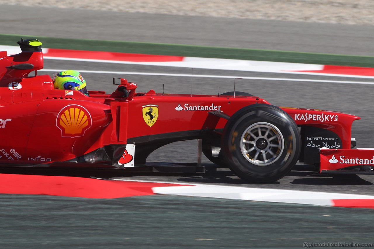 GP SPAGNA, 11.05.2012- Prove Libere 1, Felipe Massa (BRA) Ferrari F2012