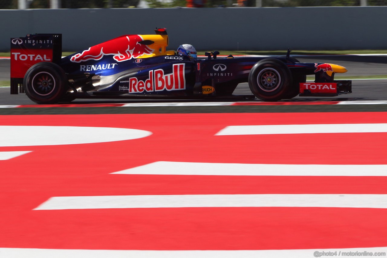 GP SPAGNA, 11.05.2012- Prove Libere 1, Sebastian Vettel (GER) Red Bull Racing RB8