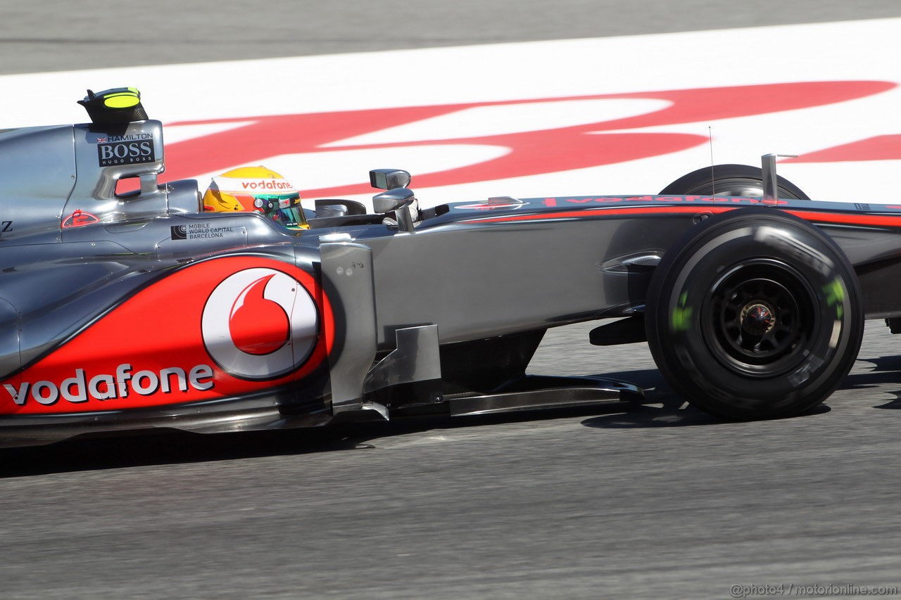 GP SPAGNA, 11.05.2012- Prove Libere 1, Lewis Hamilton (GBR) McLaren Mercedes MP4-27 