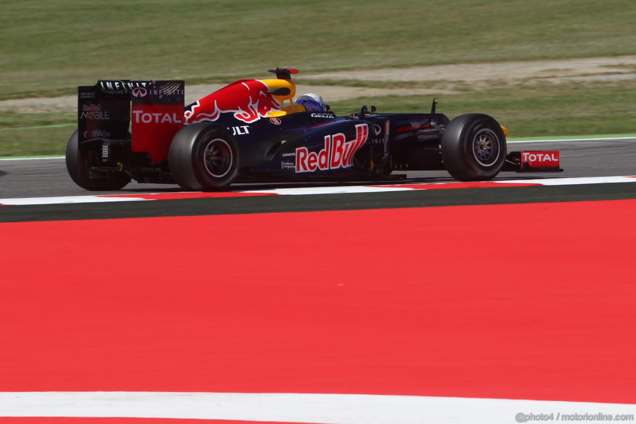 GP SPAGNA, 11.05.2012- Prove Libere 1, Sebastian Vettel (GER) Red Bull Racing RB8