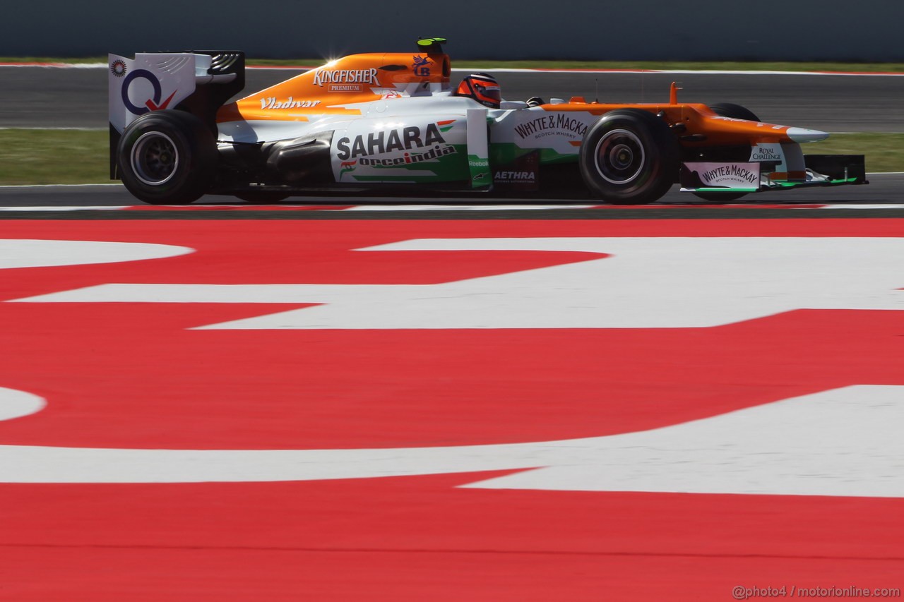 GP SPAGNA, 11.05.2012- Prove Libere 1, Jules Bianchi (FRA), Test Driver, Sahara Force India Formula One Team VJM05 