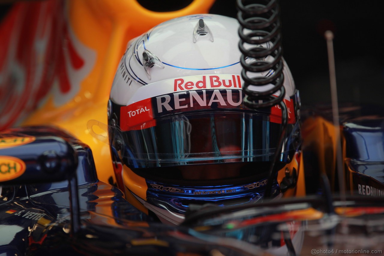GP SPAGNA, 11.05.2012- Prove Libere 1, Sebastian Vettel (GER) Red Bull Racing RB8 