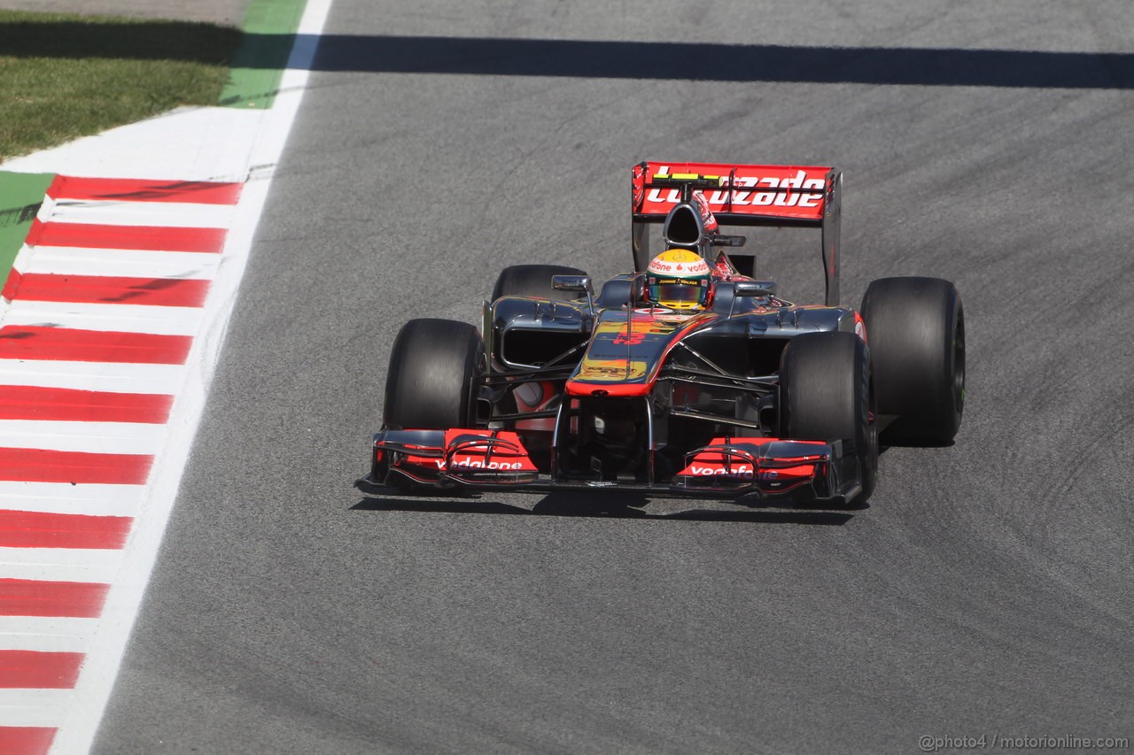 GP SPAGNA, 11.05.2012- Prove Libere 1, Lewis Hamilton (GBR) McLaren Mercedes MP4-27