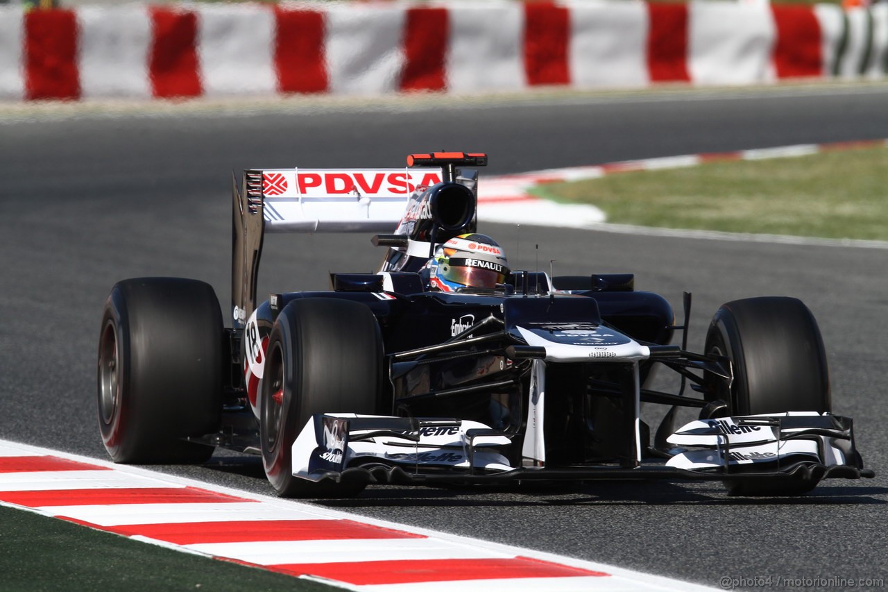 GP SPAGNA, 11.05.2012- Prove Libere 1, Pastor Maldonado (VEN) Williams F1 Team FW34