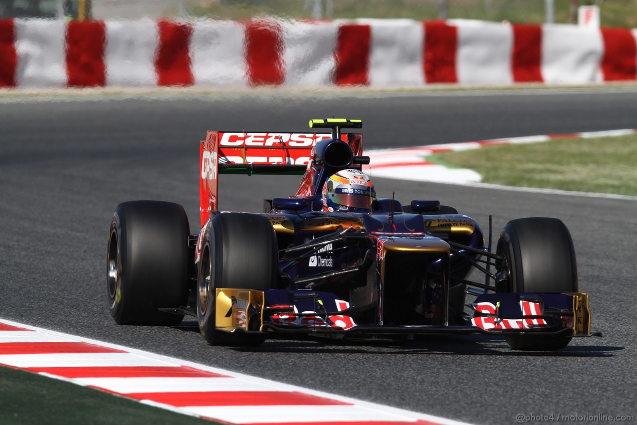 GP SPAGNA, 11.05.2012- Prove Libere 1, Jean-Eric Vergne (FRA) Scuderia Toro Rosso STR7