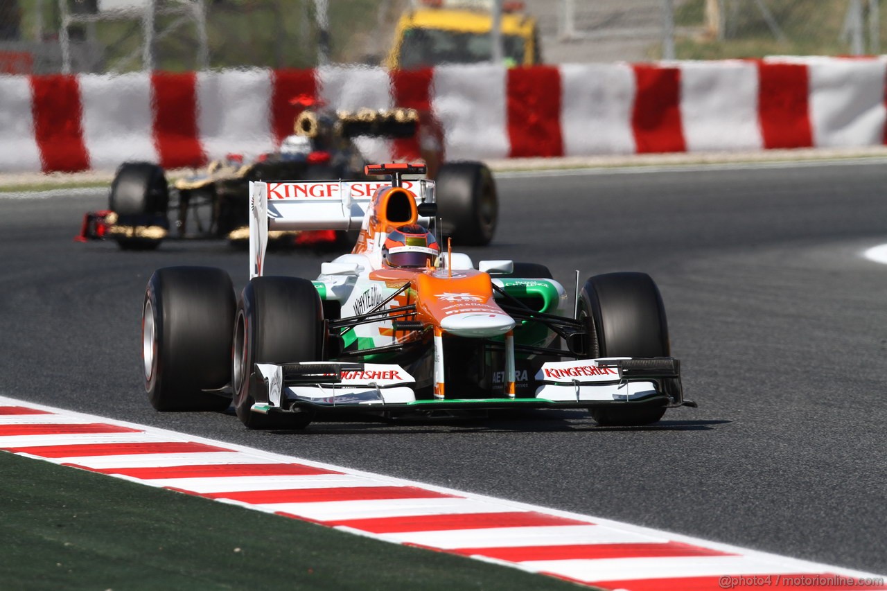 GP SPAGNA, 11.05.2012- Prove Libere 1, Nico Hulkenberg (GER) Sahara Force India F1 Team VJM05 