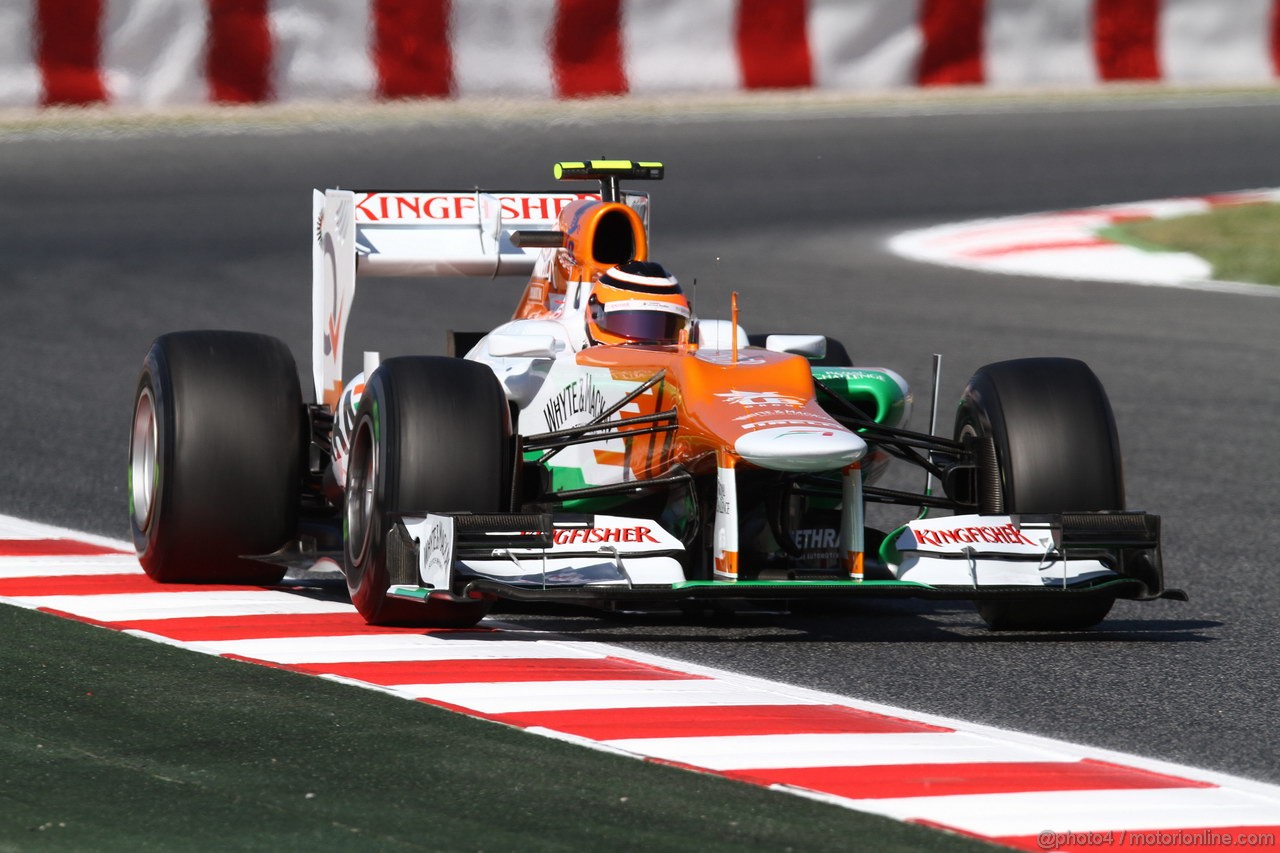 GP SPAGNA, 11.05.2012- Prove Libere 1, Jules Bianchi (FRA), Test Driver, Sahara Force India Formula One Team VJM05 