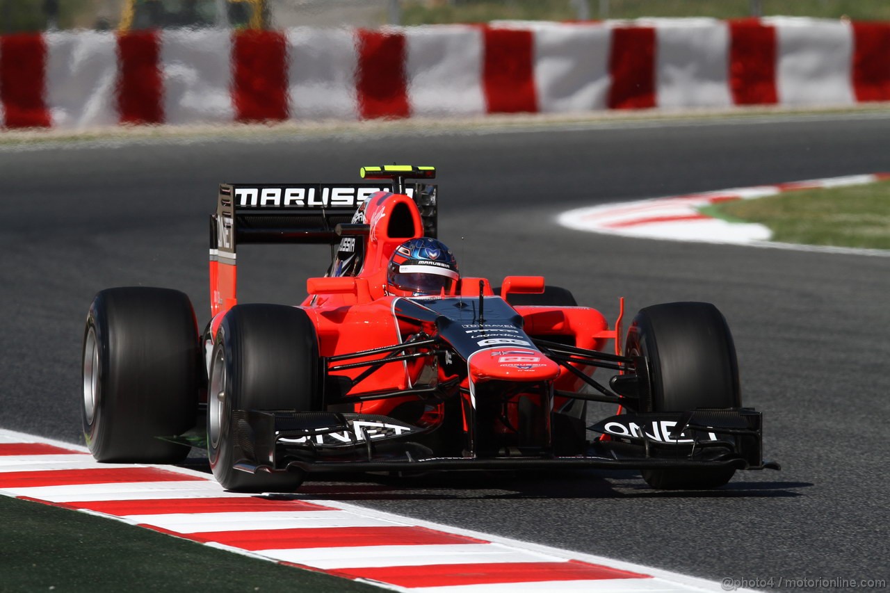 GP SPAGNA, 11.05.2012- Prove Libere 1, Timo Glock (GER) Marussia F1 Team MR01 