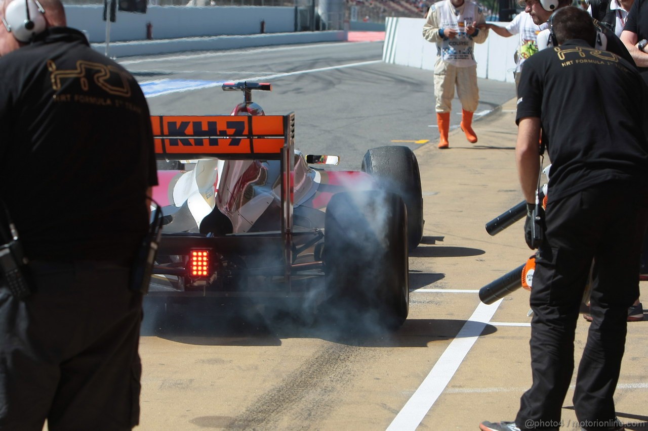 GP SPAGNA, 11.05.2012- Prove Libere 1, Pedro de la Rosa (ESP) HRT Formula 1 Team F112 