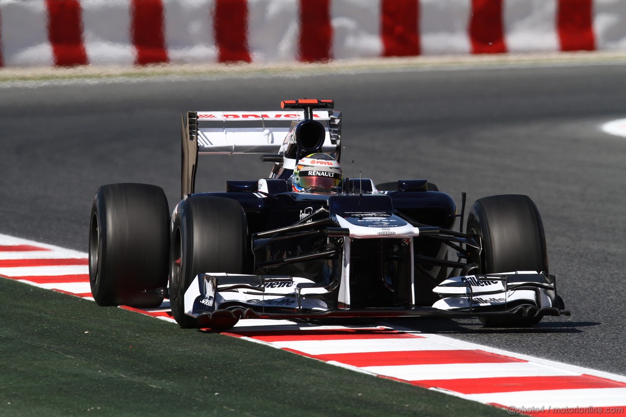 GP SPAGNA, 11.05.2012- Prove Libere 1, Pastor Maldonado (VEN) Williams F1 Team FW34 