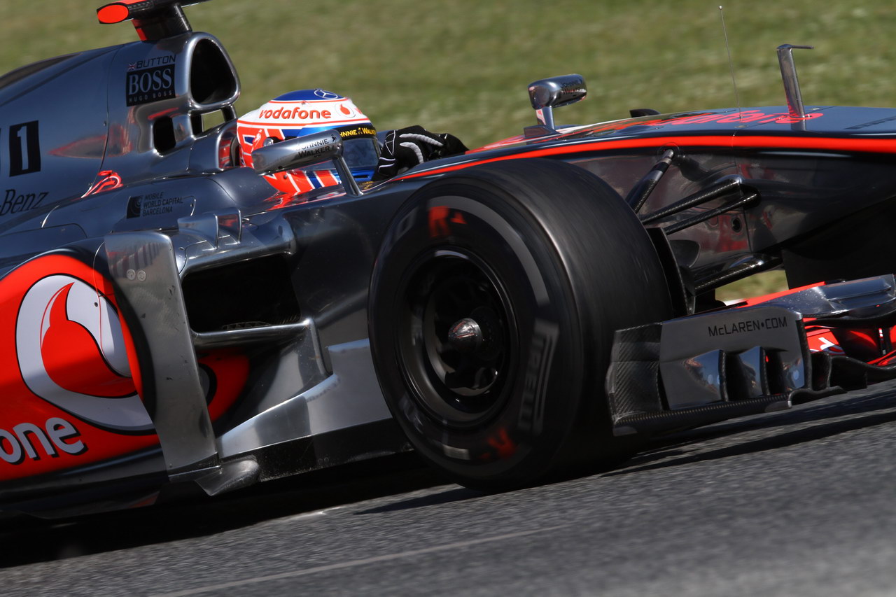 GP SPAGNA, 11.05.2012- Prove Libere 1, Jenson Button (GBR) McLaren Mercedes MP4-27