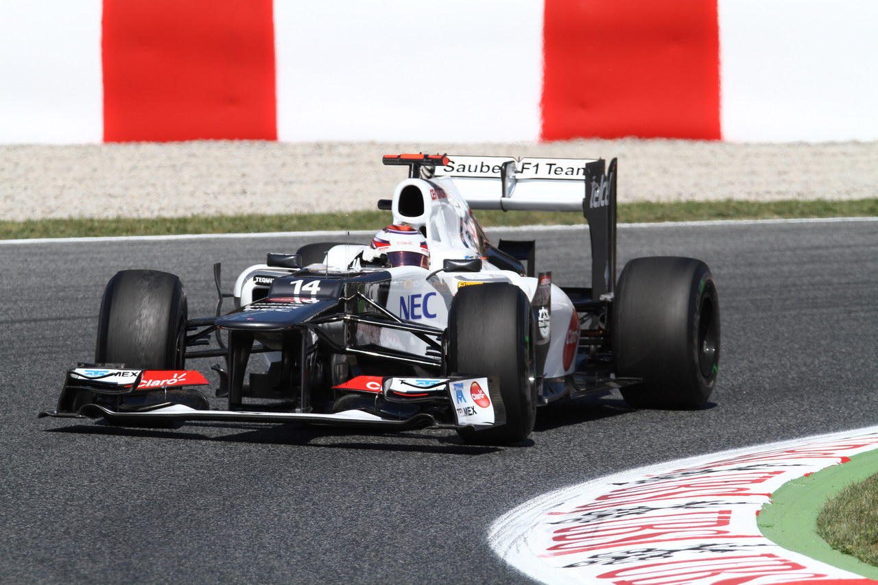 GP SPAGNA, 11.05.2012- Prove Libere 1, Kamui Kobayashi (JAP) Sauber F1 Team C31 