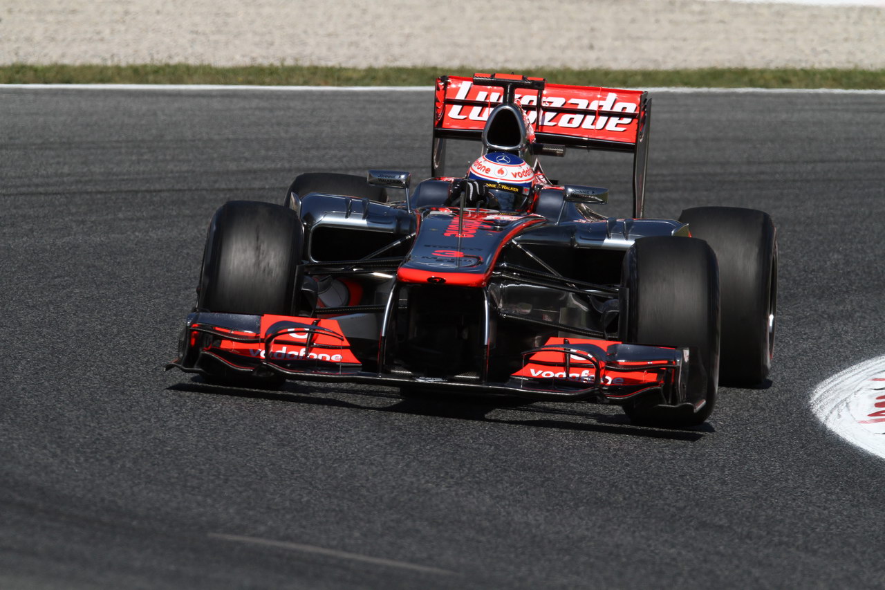 GP SPAGNA, 11.05.2012- Prove Libere 1, Jenson Button (GBR) McLaren Mercedes MP4-27
